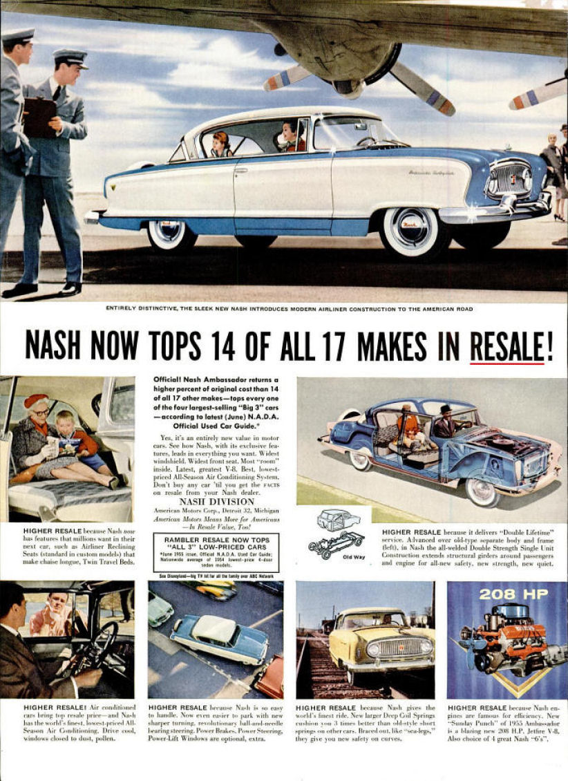 1955 American Auto Advertising